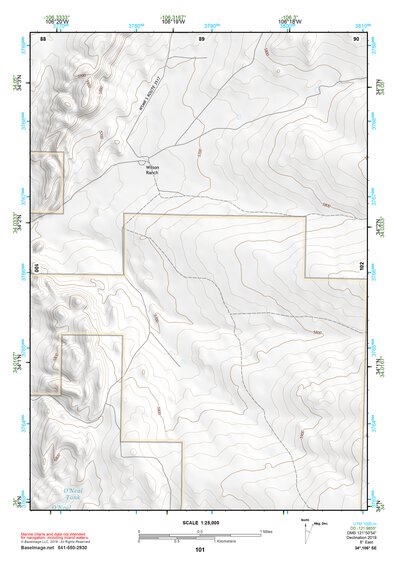 34106SE Page 101 Socorro Topo Preview 1