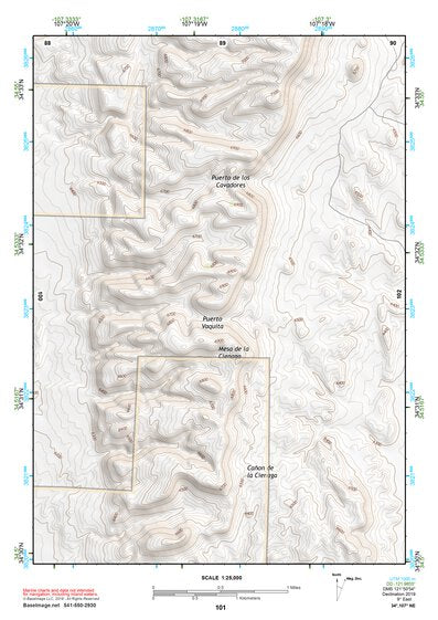 34107NE Page 101 Acoma Pueblo Topo Preview 1