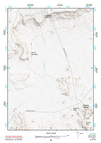 34107NW Page 22 Acoma Pueblo Topo Preview 1