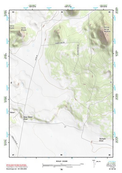 34108NE Page 76 Fence Lake Topo Preview 1