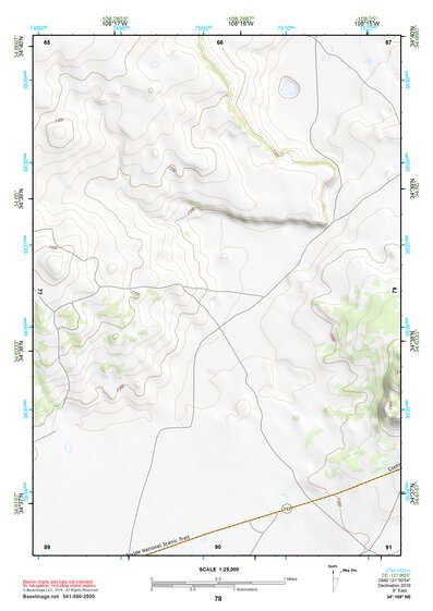 34108NE Page 78 Fence Lake Topo Preview 1