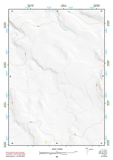 34109SE Page 34 Springerville Topo Preview 1