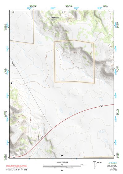 34109SE Page 72 Springerville Topo Preview 1