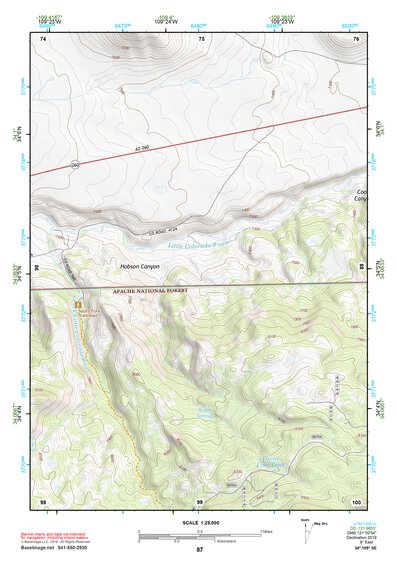34109SE Page 87 Springerville Topo Preview 1