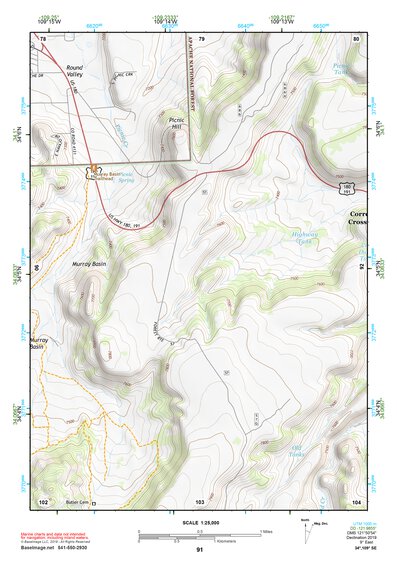 34109SE Page 91 Springerville Topo Preview 1