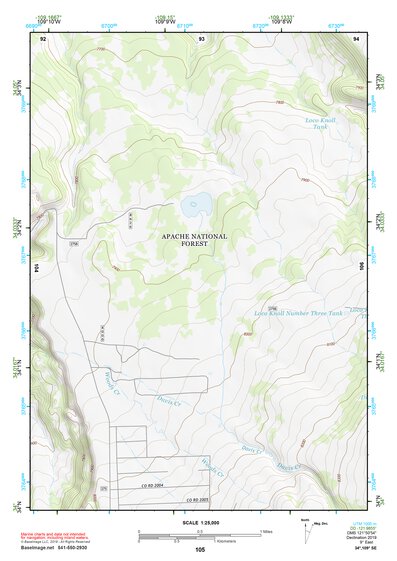 34109SE Page 105 Springerville Topo Preview 1