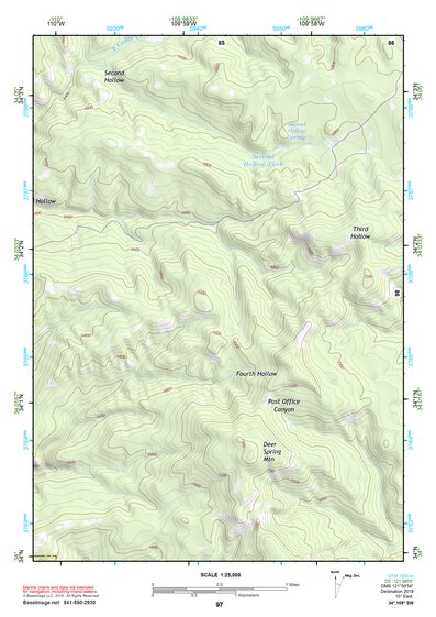 34109SW Page 97 Springerville Topo Preview 1