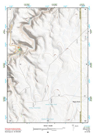 34110NW Page 90 Holbrook Topo Preview 1