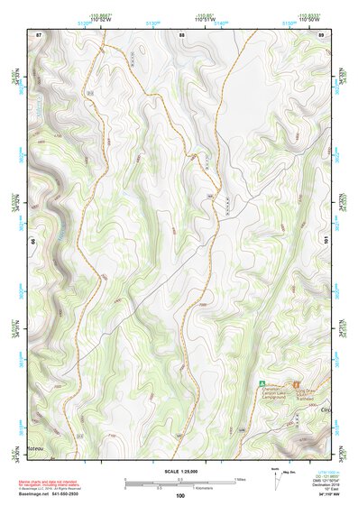 34110NW Page 100 Holbrook Topo Preview 1
