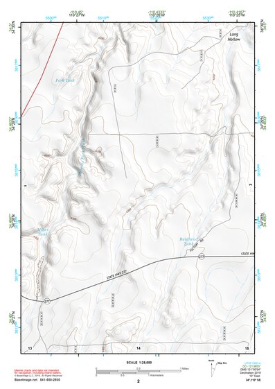 34110SE Page 2 Show Low Topo Preview 1
