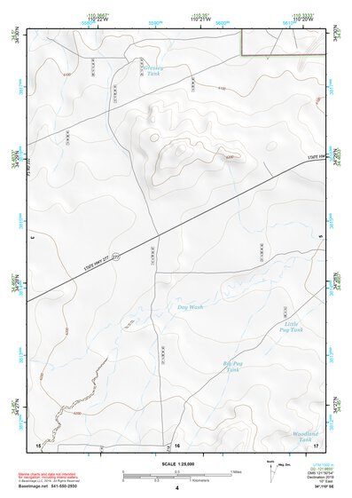 34110SE Page 4 Show Low Topo Preview 1