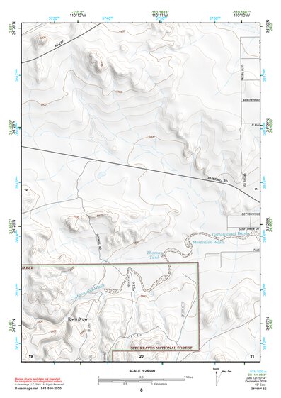 34110SE Page 8 Show Low Topo Preview 1