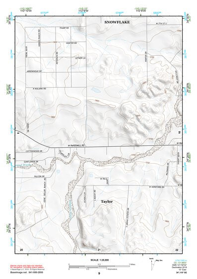 34110SE Page 9 Show Low Topo Preview 1