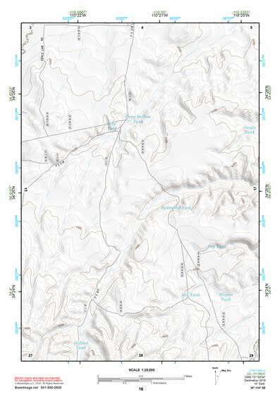 34110SE Page 16 Show Low Topo Preview 1