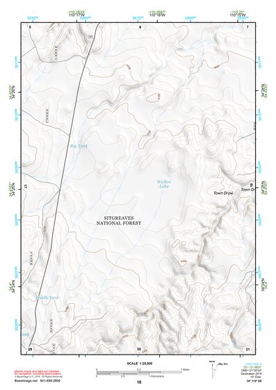 34110SE Page 18 Show Low Topo Preview 1