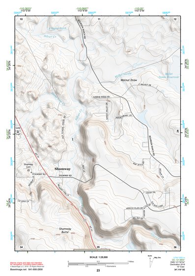 34110SE Page 23 Show Low Topo Preview 1