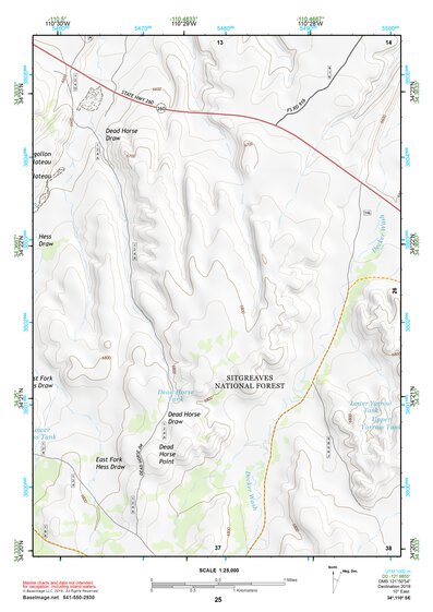 34110SE Page 25 Show Low Topo Preview 1