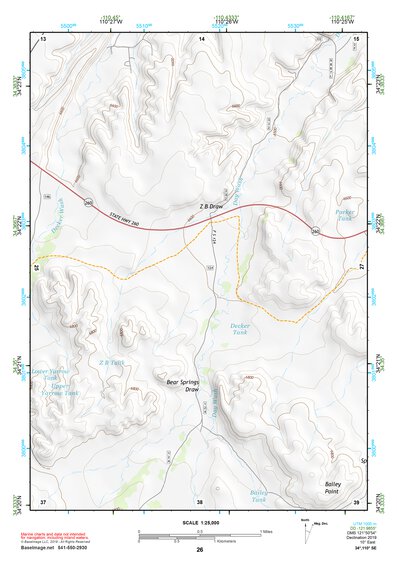 34110SE Page 26 Show Low Topo Preview 1