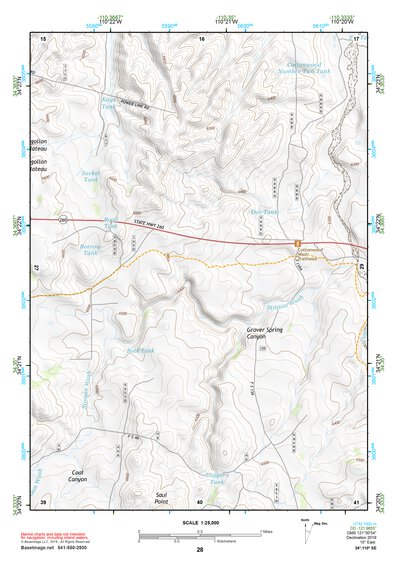 34110SE Page 28 Show Low Topo Preview 1