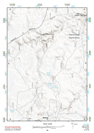 34110SE Page 33 Show Low Topo Preview 1