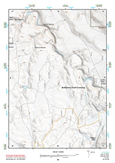 34110SE Page 34 Show Low Topo Preview 1