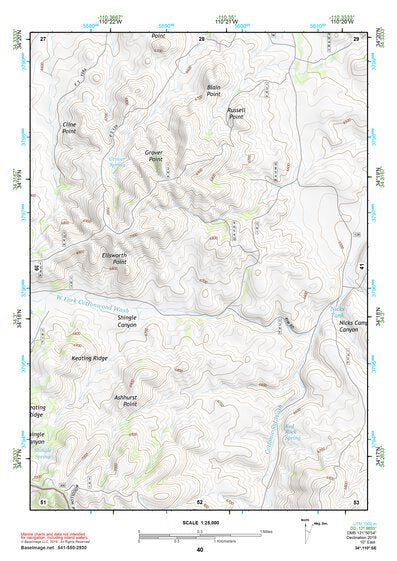 34110SE Page 40 Show Low Topo Preview 1