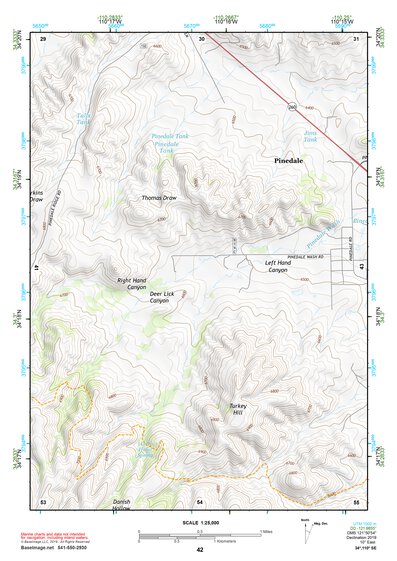 34110SE Page 42 Show Low Topo Preview 1