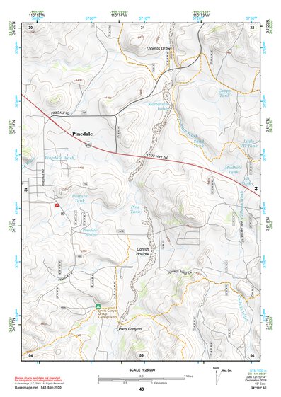 34110SE Page 43 Show Low Topo Preview 1