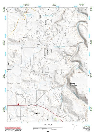 34110SE Page 46 Show Low Topo Preview 1