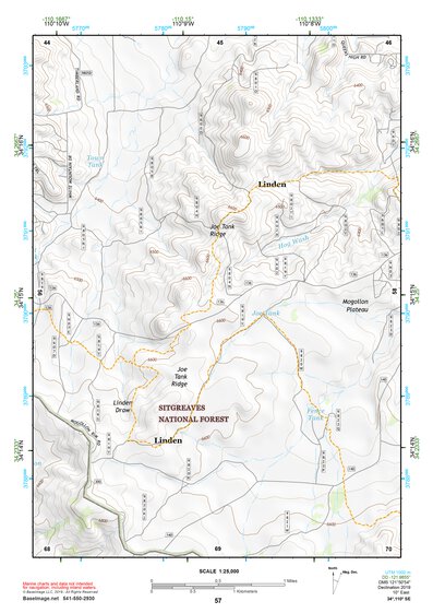 34110SE Page 57 Show Low Topo Preview 1