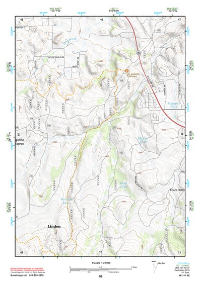 34110SE Page 58 Show Low Topo Preview 1
