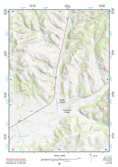34110SE Page 82 Show Low Topo Preview 1