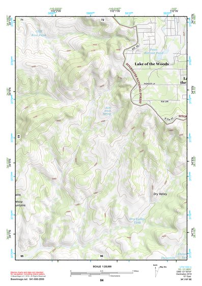 34110SE Page 84 Show Low Topo Preview 1