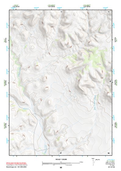 34110SE Page 85 Show Low Topo Preview 1