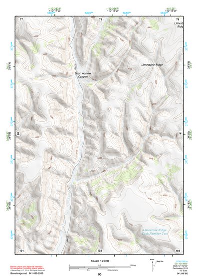 34110SE Page 90 Show Low Topo Preview 1