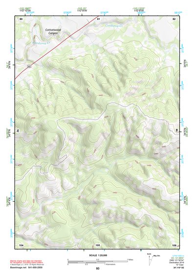 34110SE Page 93 Show Low Topo Preview 1