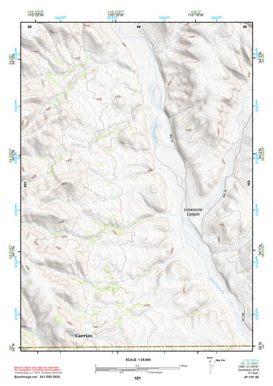 34110SE Page 101 Show Low Topo Preview 1