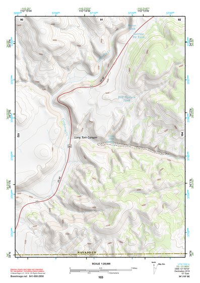 34110SE Page 103 Show Low Topo Preview 1