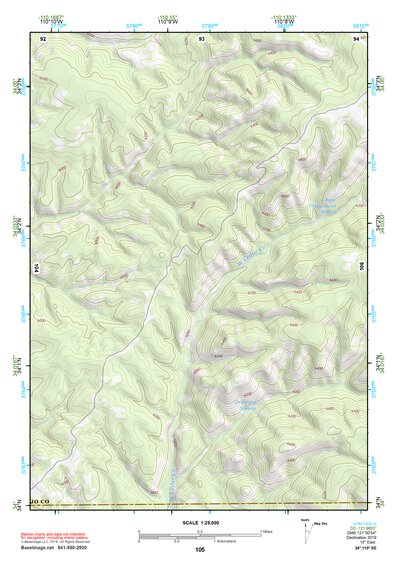 34110SE Page 105 Show Low Topo Preview 1