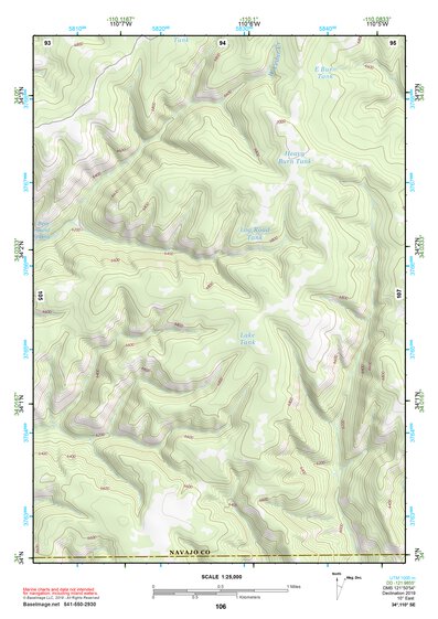 34110SE Page 106 Show Low Topo Preview 1