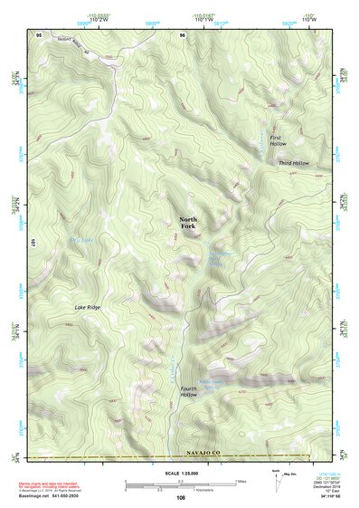 34110SE Page 108 Show Low Topo Preview 1