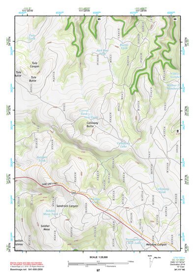 34111NE Page 97 Sedona Topo Preview 1