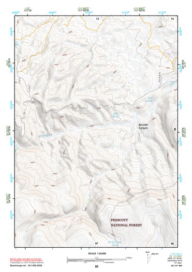 34111NW Page 85 Sedona Topo Preview 1