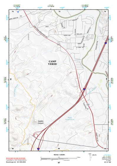 34111NW Page 87 Sedona Topo Preview 1