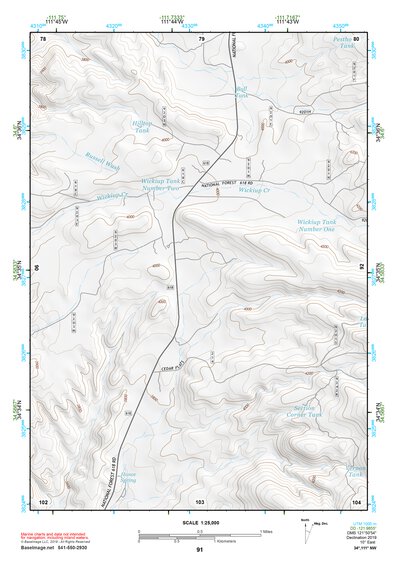 34111NW Page 91 Sedona Topo Preview 1