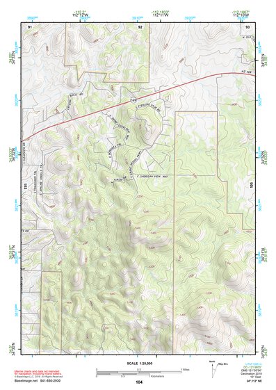34112NE Page 104 Prescott Topo Preview 1