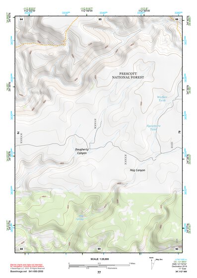 34112NW Page 77 Prescott Topo Preview 1