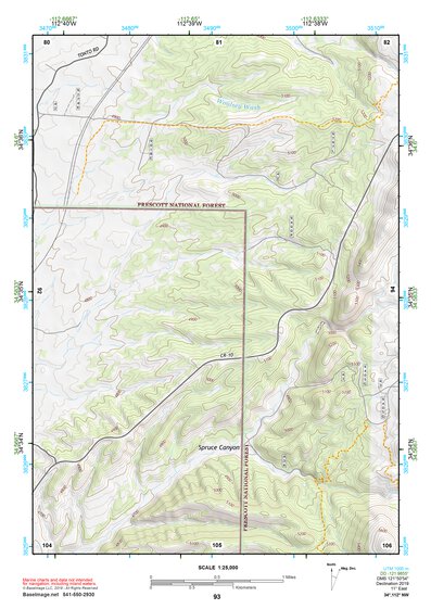 34112NW Page 93 Prescott Topo Preview 1