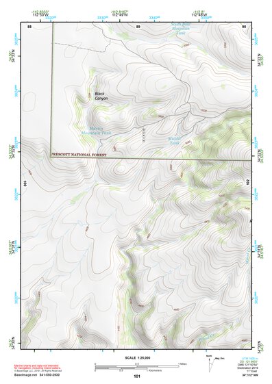 34112NW Page 101 Prescott Topo Preview 1