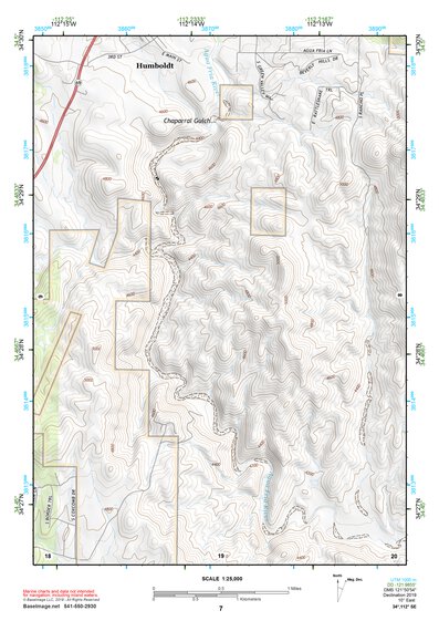 34112SE Page 7 Bradshaw Mountains Topo Preview 1